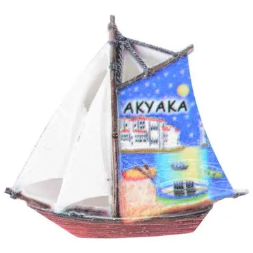 Toptan Akyaka Temalı Polyester Uv Baskılı Magnet - 25