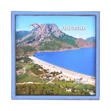 Wholesale Adrasan Themed C Series Wooden Refrigerator Magnet with Photo - 4