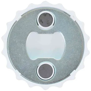 Side Themed Customised Uv Printed Bottle Cap Shaped Plastic Base  Bottle Opener  63x15 mm - 2