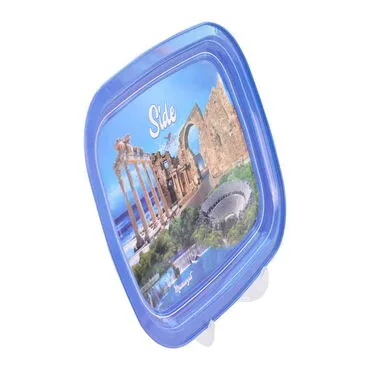 Side Themed Customised Printed Tin Serving Tray 305x235 mm - Standart - 2