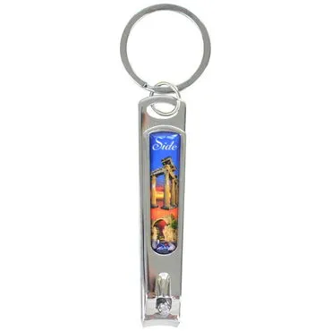Side Themed Customised Metal Epoxy Nail Clipper 16x80x15 mm