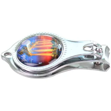 Side Themed Customised Metal Epoxy Nail Clipper 60x32x14 mm - 2