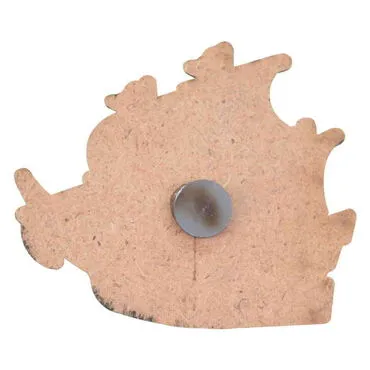 Gomec Themed Wooden Engraved Souvenir Fridge Magnet - 2