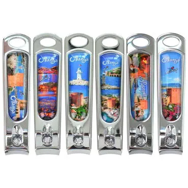 Alanya Themed Customised Metal Epoxy Nail Clipper 56x13x13 mm - 4