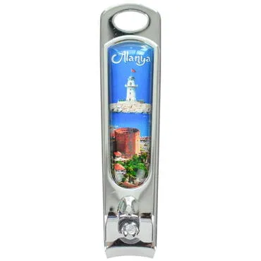 Alanya Themed Customised Metal Epoxy Nail Clipper 56x13x13 mm - 8