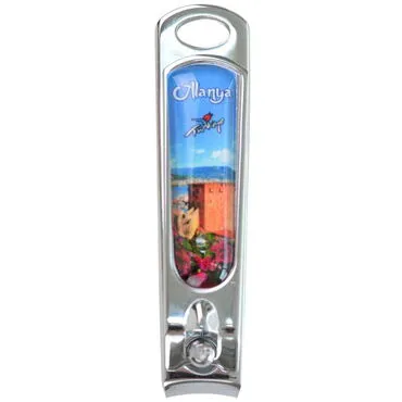 Alanya Themed Customised Metal Epoxy Nail Clipper 56x13x13 mm - 9