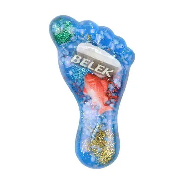 Belek Themed Transparent Polyester Photo Fridge Magnet - 28