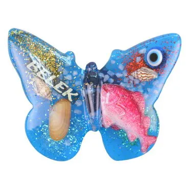 Belek Themed Transparent Polyester Photo Fridge Magnet - 30