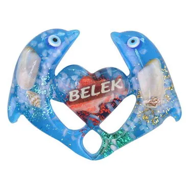 Belek Themed Transparent Polyester Photo Fridge Magnet - 32