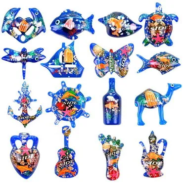 Toptan Side Temalı Şeffaf Polyester Magnet - 3