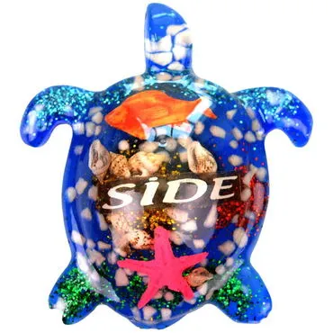 Toptan Side Temalı Şeffaf Polyester Magnet - 6