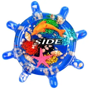 Toptan Side Temalı Şeffaf Polyester Magnet - 18