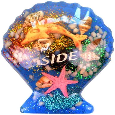 Toptan Side Temalı Şeffaf Polyester Magnet - 22