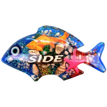 Toptan Side Temalı Şeffaf Polyester Magnet - 27