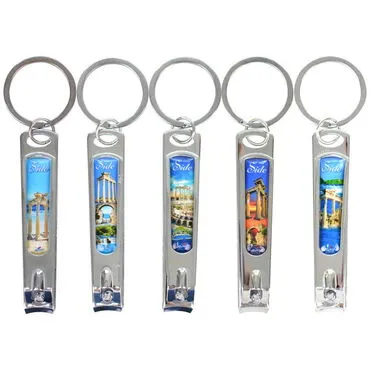 Side Themed Customised Metal Epoxy Nail Clipper 16x80x15 mm - 4