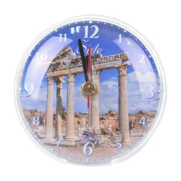 Toptan Side Temalı Myros Saat Magnet - 7