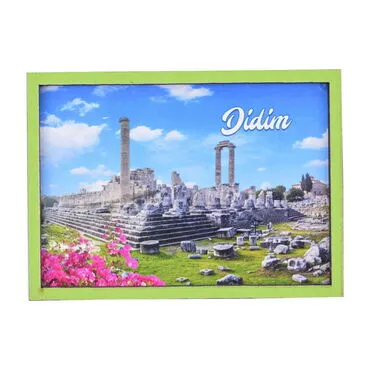 Toptan Didim Temalı C Serisi Resimli Ahşap Magnet 90x120 mm - 5