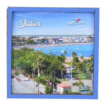 Toptan Didim Temalı C Serisi Resimli Ahşap Magnet 90x120 mm - 8