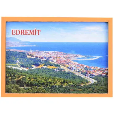 Edremit Themed Wooden Cute Animals Souvenşr Fridge Magnet Serie C 90x120 mm - 4
