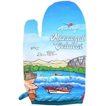 Manavgat Themed Customised Digital Printed Kitchen Glove 300x150 mm
