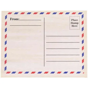 Toptan Manavgat Temalı Myros Ahşap Kartpostal 116x150 mm - 2