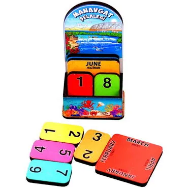 Manavgat Themed Wooden Table Calendar - Standart - 2