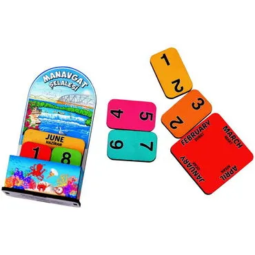 Manavgat Themed Wooden Table Calendar - Standart - 3