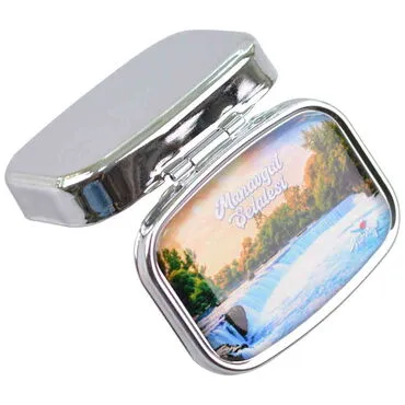 Manavgat Themed Customised Epoxy Rectangle Pill Box 57x45x15 mm - 2