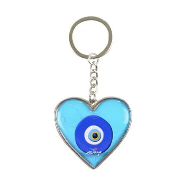 Manavgat Themed Metal Heart ShapedDouble Face Keychain 45x90 mm - Standart - 2