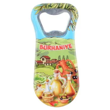 Toptan Burhaniye Temalı Uv Baskılı Açacak Magnet 95x43 mm - 4