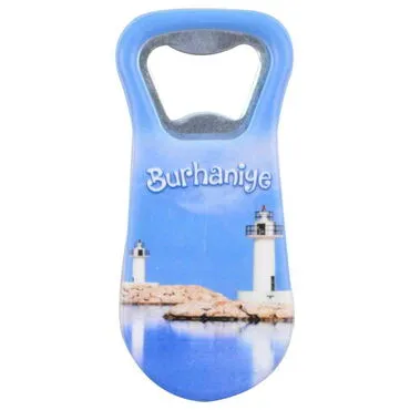 Toptan Burhaniye Temalı Uv Baskılı Açacak Magnet 95x43 mm - 5