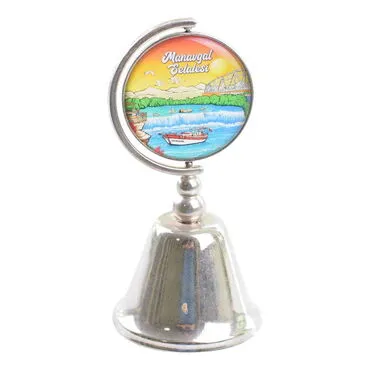 Toptan Manavgat Temalı Myros Metal Yuvarlak Çan 44x90 mm - 6