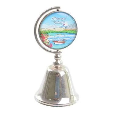 Toptan Manavgat Temalı Myros Metal Yuvarlak Çan 44x90 mm - 7
