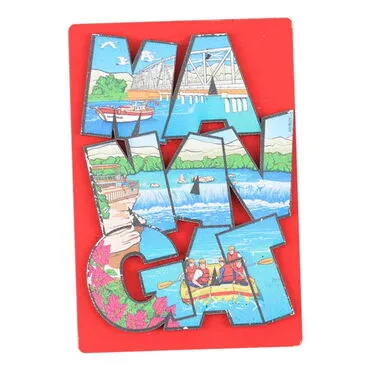 Toptan Manavgat Temalı 3D Resimli Ahşap Magnet - 6