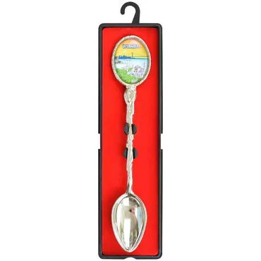 Istanbul Themed Collectible Souvenir Metal Tea Spon With Giftbox 25x130 mm - Standart - 8
