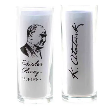 Ataturk Themed Custom Printed Raki-Ouzo Glass - 4