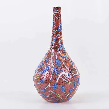 Turkish Ceramics Tezhip 20 cm Vase - Standart - 3