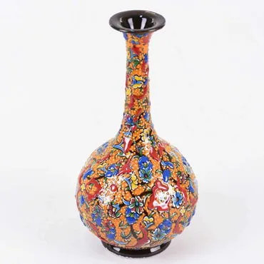 Turkish Ceramics Tezhip 20 cm Tear Drop Vase - 2