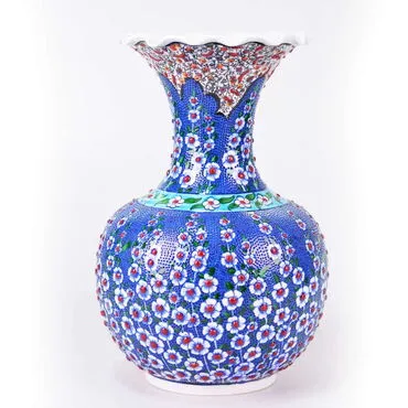 Toptan Samur Tezhi̇p 30 Cm Vazo - Standart - 2