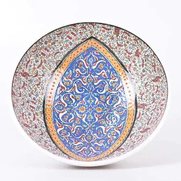 Turkish Ceramics Tezhip 25 cm Bowl - 3