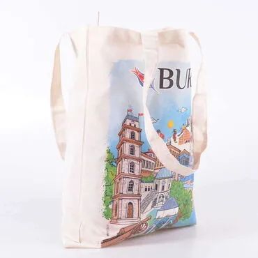 Toptan Bursa Temalı Ham Bez Çanta Di̇ji̇tal Baskili 350*400 Mm - 01 - 3