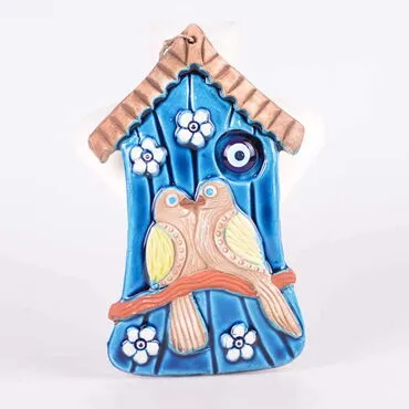 Bird Themed Nautical Ceramics Fifth Size Wall Hanging - Standart
