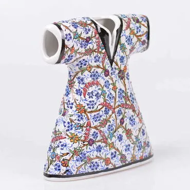 Turkish Ceramics Tezhip 20 cm Flat Kaftan Figurine