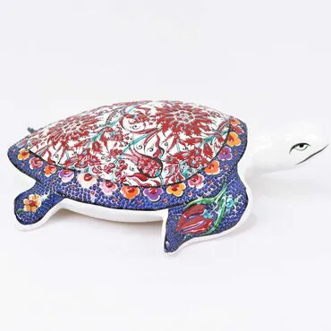 Turkish Ceramics Tezhip Caretta Caretta Figurine - 4