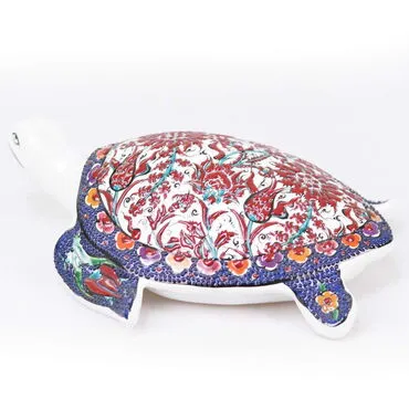 Turkish Ceramics Tezhip Caretta Caretta Figurine - 6