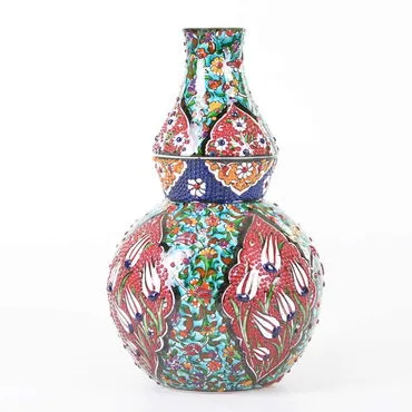 Toptan Samur Tezhi̇p 30 Cm Şah Kavanoz