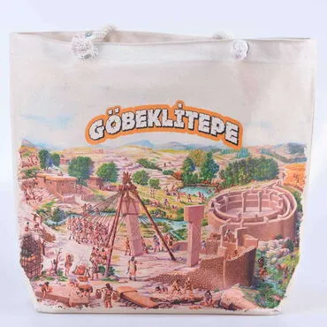 Digital Printed Kanvas Beach Bag 35x40 cm - 01