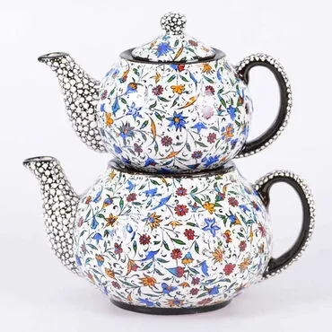 Turkish Ceramics Tezhip Teapot - 3
