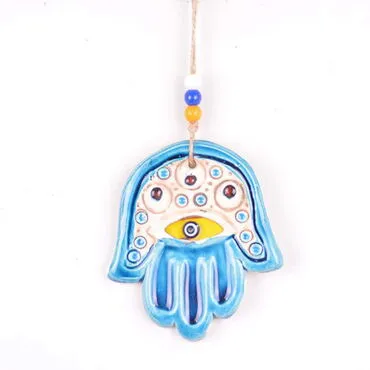 Evil Eye Themed Nautical Ceramics First Size Wall Hanging - 2