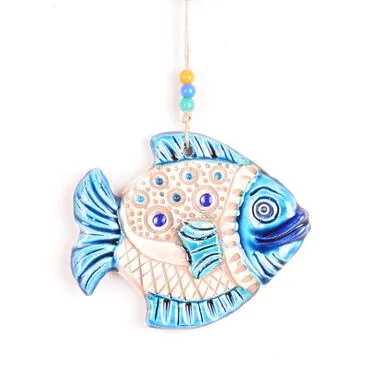 Fish Themed Nautical Ceramics Second Size Wall Hanging - 2
